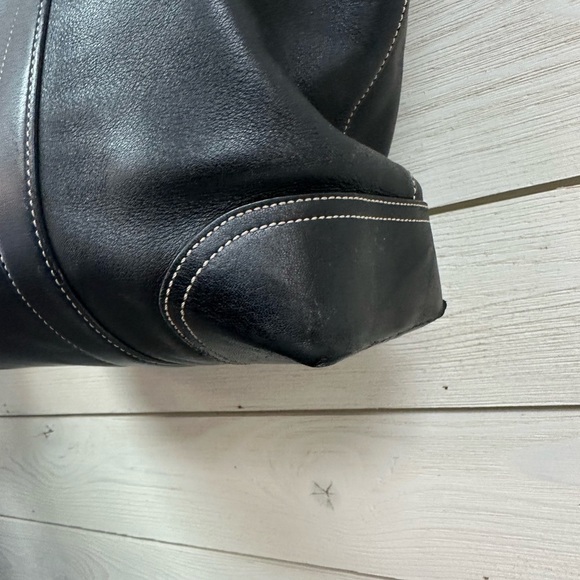 Coach Black Leather Tote Bag – Style No. A05S-6491 - Picture 9 of 16